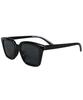 (Eight) Square Sunglasses for Men and Women, Big Frame, Street Style, Comes with Dedicated Case, BlackSmoke F
