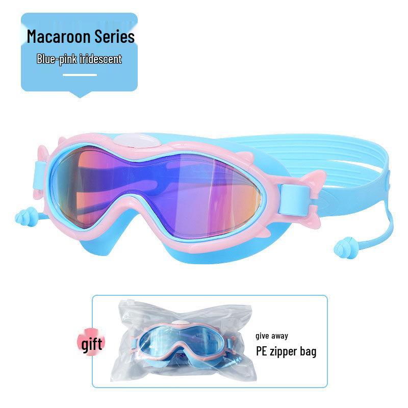 Children's HD Waterproof Anti-Fog Large Frame Swim Goggles