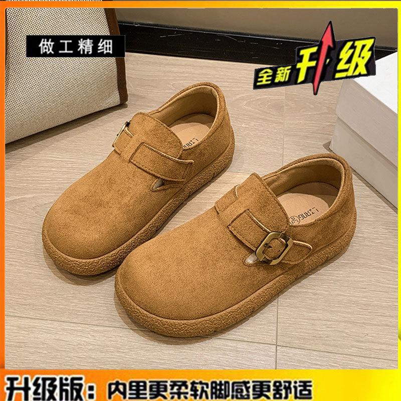 

Кожаные толстоподошвенные увеличивающие рост женские туфли-лодочки, новая универсальная одинарная обувь для женщин 40