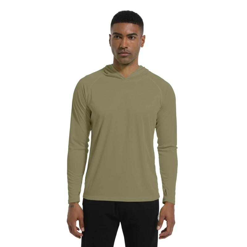 Pánské letní UV odolné s kapucí Slim Fit Ochrana proti slunci Outdoorové Plážové Turistické, Horolezecké a Rybářské Oblečení