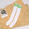 Long Socks With Three Stripes And Over The Knee College Style Performance Dance Women's Pressure Cotton Stocking