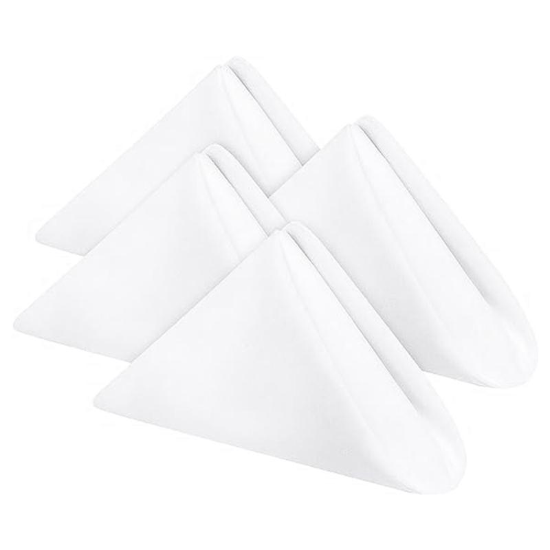 BHBL Cloth Napkins Cotton Dinner Napkins with Hemmed Edges, Washable Napkins perfect for Parties, Weddings and Dinners