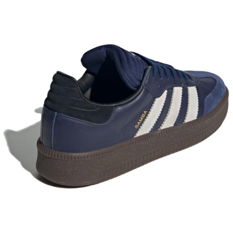 adidas נעלי סניקרס יוניסקס סמבה XLG כחול כהה סוליית גומי לבן ענן IE9179