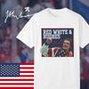 Jach Hughes Usa Hockey Golden Goal 2026 "Red, White & Hughes" Hockey T-Shirt