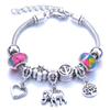 Süßes Haustier-Thema Tieranhänger Armband mit Zinklegierung Hummerverschluss Modeschmuck