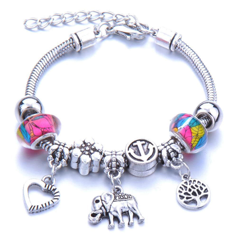 Süßes Haustier-Thema Tieranhänger Armband mit Zinklegierung Hummerverschluss Modeschmuck