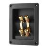 4 Copper Binding Post Terminal Cable Connector Speaker Terminal Box Acoustic Components