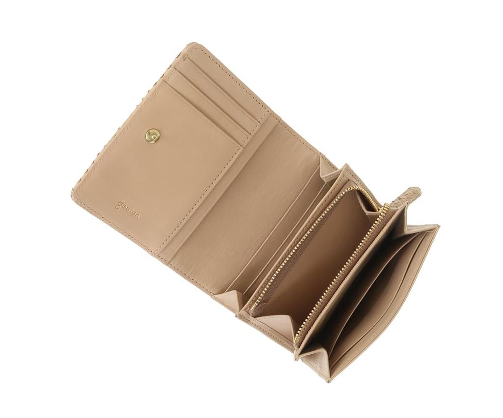 [Genten] Grace Python Bifold Wallet