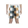 Jordan Plaid Patchwork Logo Print Straight Shorts Men Bottoms Multicolor DQ8348-384