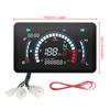 New Motorcycle Speedometer LCD Odometer Digital Gauge with Voltage fuel gauge Dashboard For Honda EX5 Dream/EX5 Ipowed