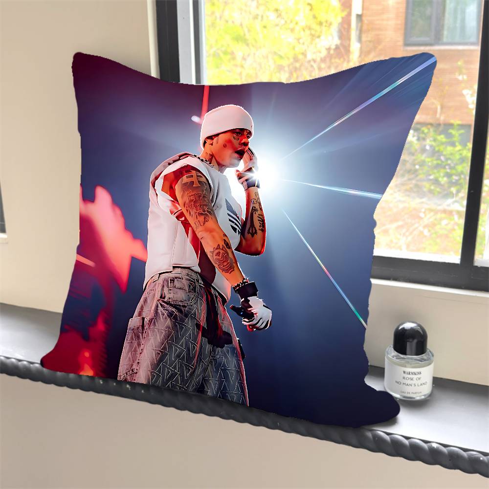 1PC Rapper D-Duki Pillow Case Square Bedroom Sofa Leisure Comfort Cushion Car Home Decoration