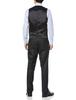 Takakyu Shiny Wool Blend Suit with Comfortable Slim for and Product 110011803117323 Men's 3-Piece 4-Way Stretch, Fit, Fall, Winter, Spring, Black,