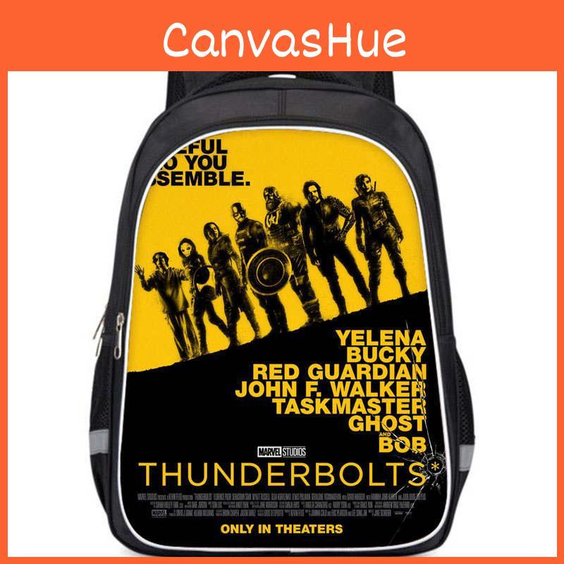 Student Thunderbolts Backpack Ergonomic Zippers And Shockproof Base For Teens