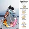 1pc Four Lively Kittens Blanket  Soft, Travel Use, Living Room, Travel, Camping, Car Blankets