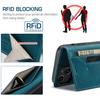 For iPhone 14 Plus Vintage Leather Flip Wallet Case with RFID Blocking Card Slot, Matte Retro Folio Cover for Women Men (4 Colors)