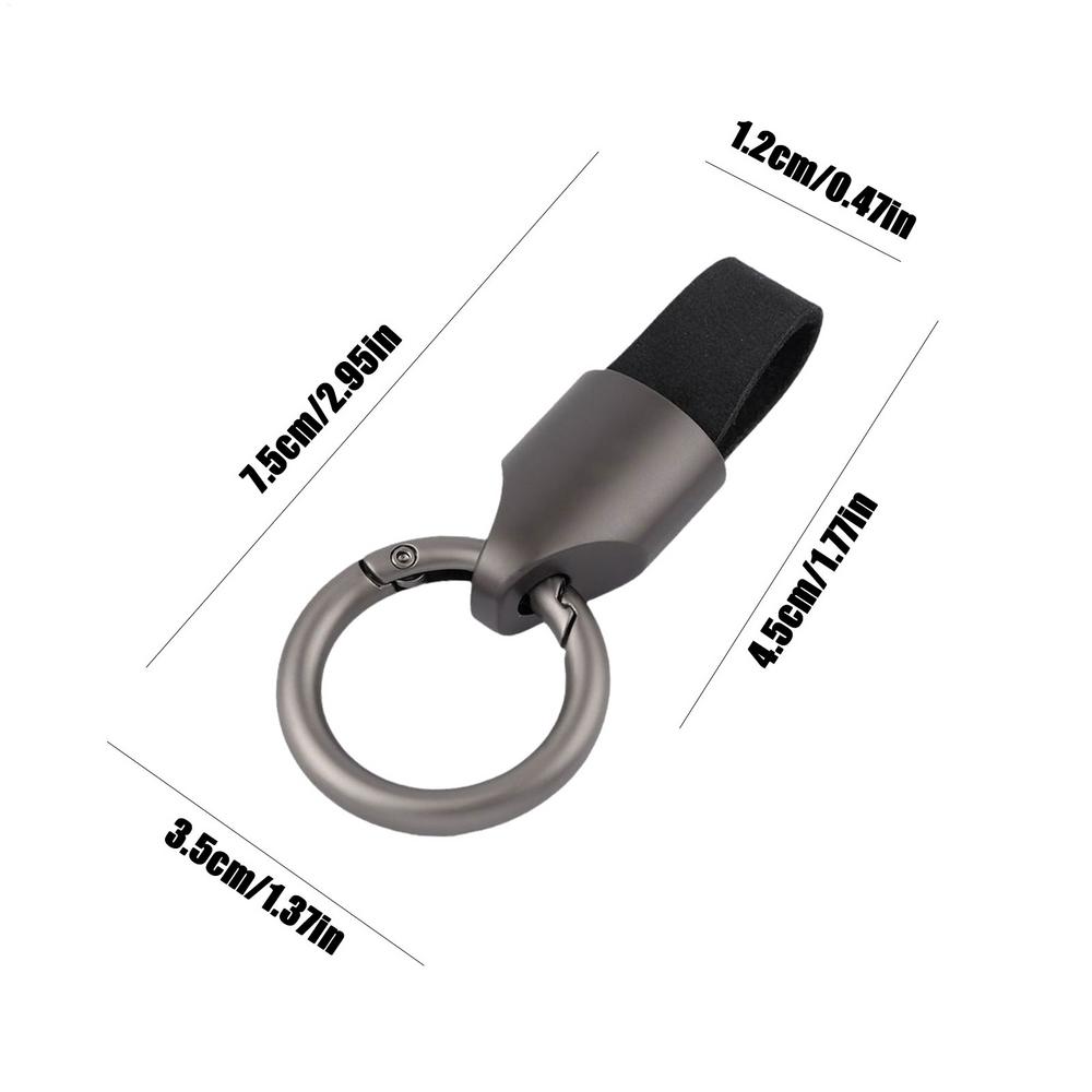 Leather Keychain Car Key Fob Key Chain Key Holders For Men Key Fob Holder Keychain Holder For Car Keys Keychain Accessories