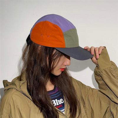 Adjustable Quick-Dry Color-Block Baseball Cap