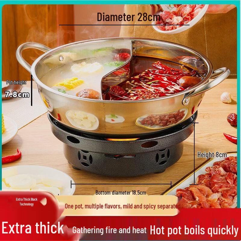 Portable Alcohol Stove Hot Pot Set