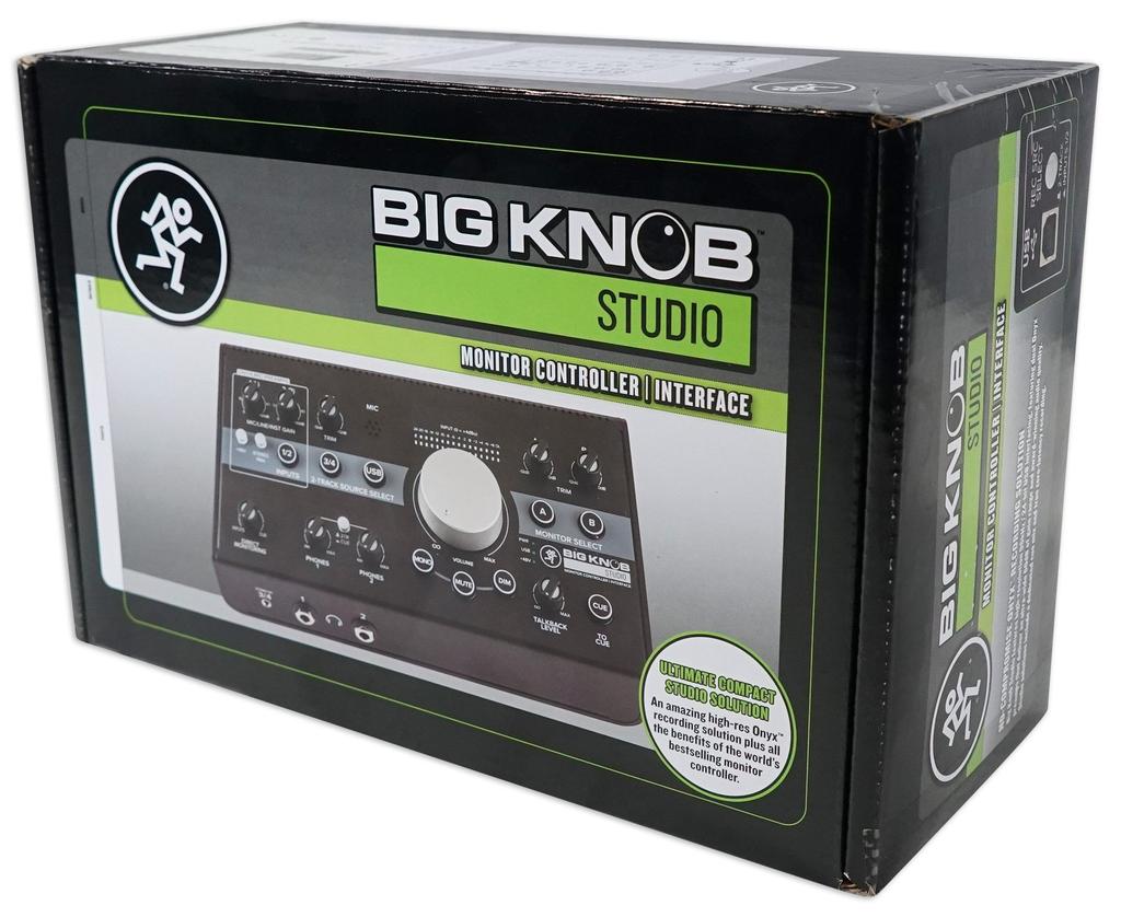 MACKIE Level Control & Sound SourceMonitor Speaker Controller + USB Interface Big Knob Studio