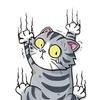Cartoon Kratzende Katze Wandaufkleber Lustiger 4 Kletternde Katzen Aufkleber Niedlicher Katzen Stoßstangenaufkleber für Auto LKW Motorrad Wand Fenster Dekor