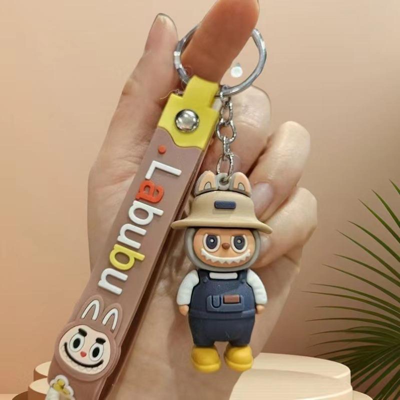 Kreativ Tecknad Kattmodell Rabub Nyckelring Litet Får Hänge Student Skolväska Hänge Liten Gåva