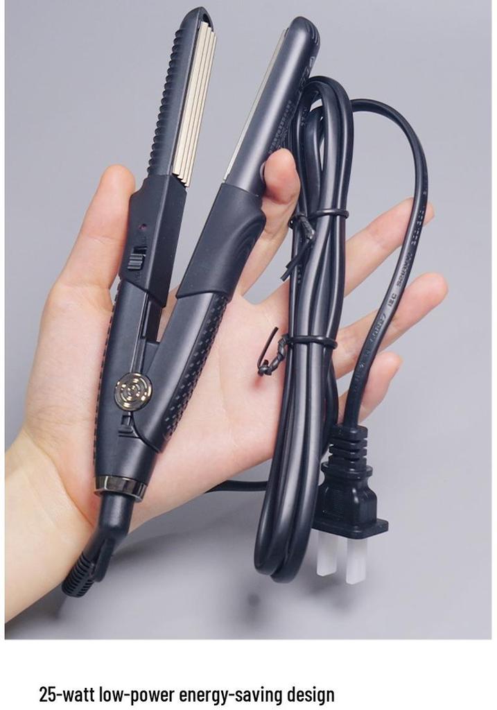 FBTmini Portable Dual-use Hair Straightener: Compact Straightening & Curling for Dorms, Travel, Bangs, & Students.