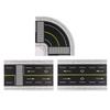 1/64 Miniature Paved Roadway Model HO Scale Road Collections Simulated City Scene Ornament for