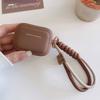 Cute Simple Cover For Apple Airpods Pro 3 2 Case With Smile Lanyard Earpods Soft Cover For Air Pods 4 3 Pro 2 1 Silicone Protective Case