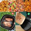 Air Fryer Parchment Sheets  - Pre-Cut Round Non-Stick Paper, Heat Resistant Up To 450°F, for Healthy Oil-Free Cooking (7