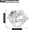 Reusable Fake Ice Cubes Artificial Acrylic Crystal Cubes Wedding  Decor Photography Props