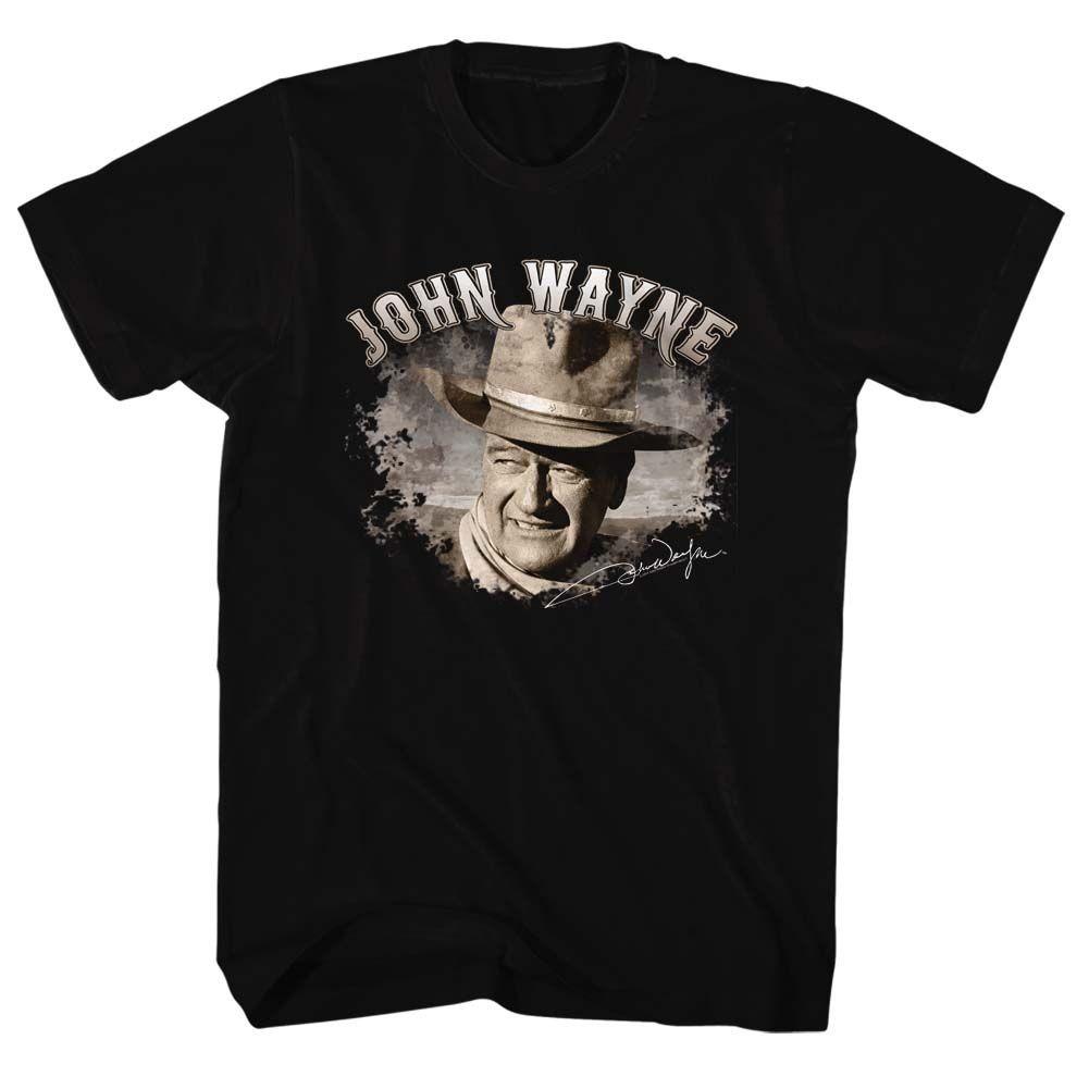John Wayne Poppin Out Black Icon Shirt S
