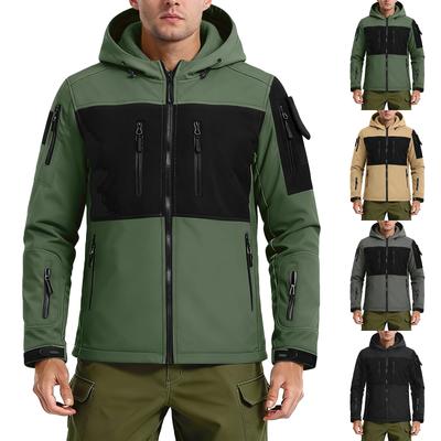 Herren Winter Colorblock Jacken Herren Mode Trend Jacken Atmungsaktive Winddichte Jacken Outdoor Sportjacken