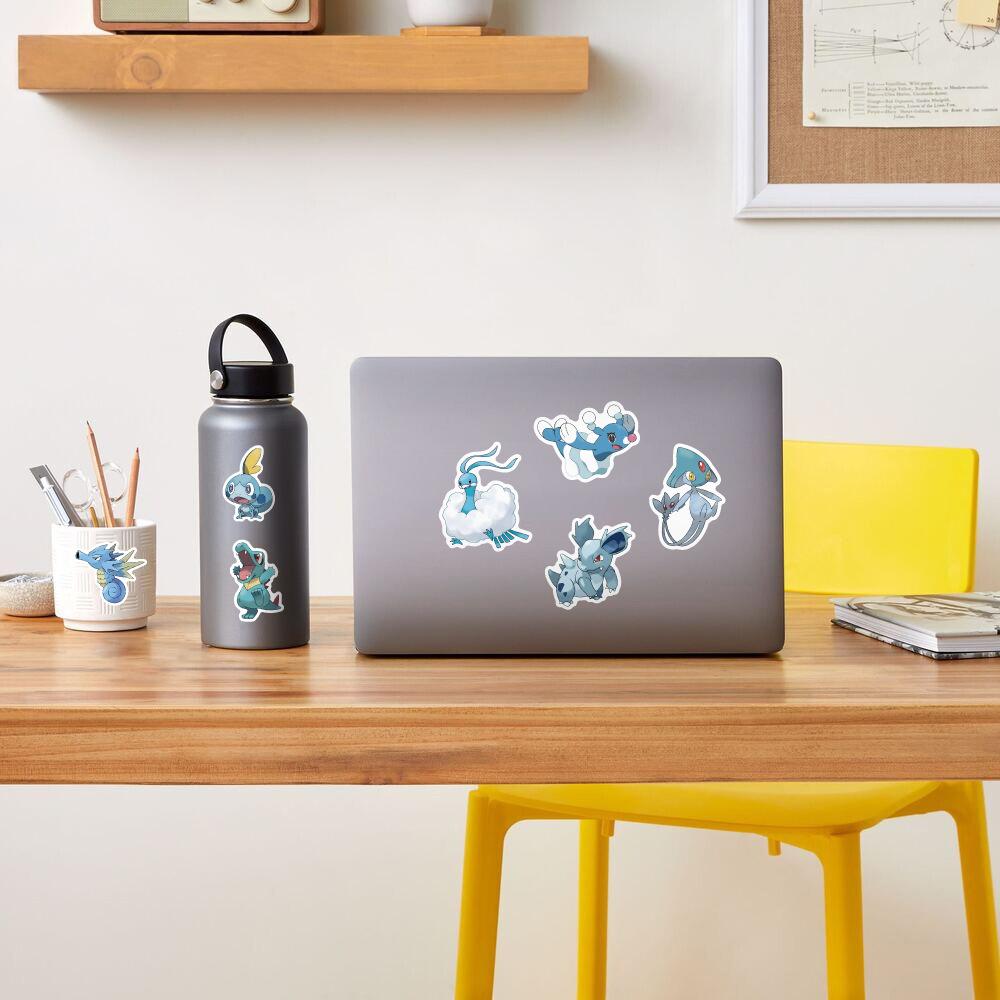 10 30 60Pcs Blue Cute Anime Stickers Decal Diy Suitcase Laptop Scrapbook Phone Guitar Graffiti Cartoon Sticker Kids Toy