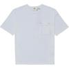 Levis Plain Round Neck Pocket Detail Simple Pullover Short Sleeve T-Shirt Men Tops White 001AG-0001
