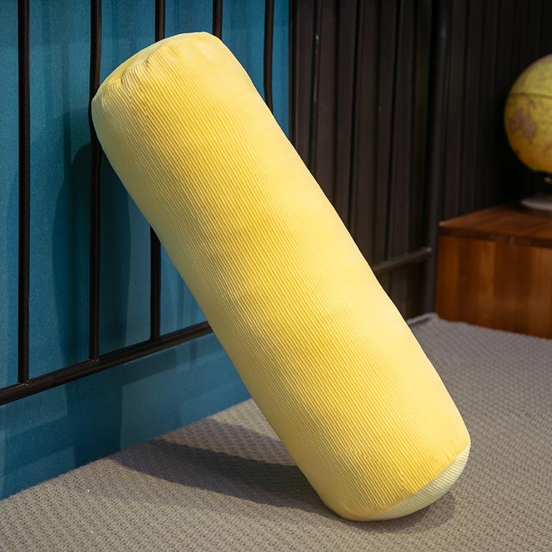 

Cylindrical Pillow Case Soft Long Pillow Cover Corduroy Comfortable Pillow Case Cushion Cover Neck Bolster Pillow Roll Headrest 80cm