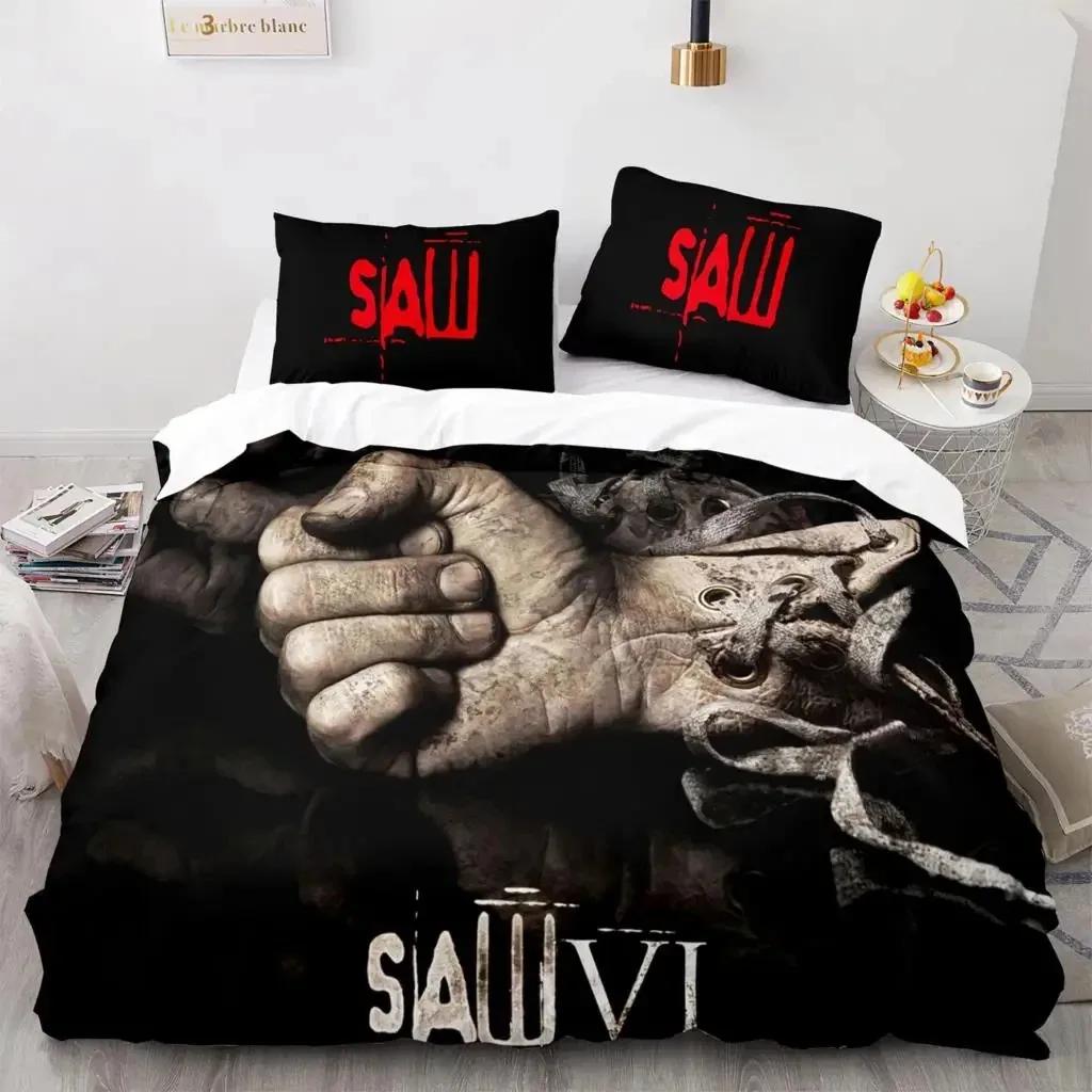 3D Print Chainsaw Fright Saw 3D Duvet Cover Bedding Set Comforter Linen Pillowcases Home Decor Single Double Twin King Queen