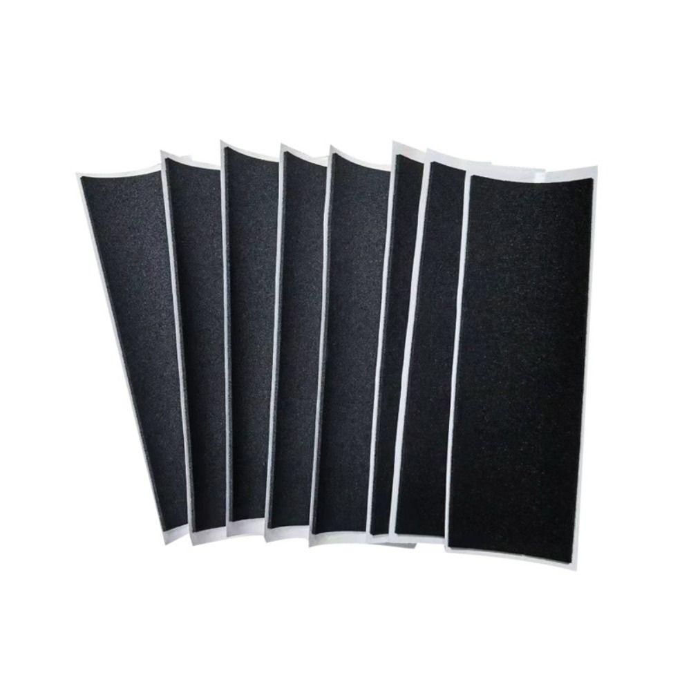 1/6Pcs Black Fingerboard Grip Tapes Foam Grip Non-slip Stickers Durable Fingerboard Deck Stickers
