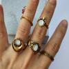 Trendy New Bohemian Women's Rings Set Vintage Antique Laides Retro Fingers Accessories anillos mujer Retro bague femme