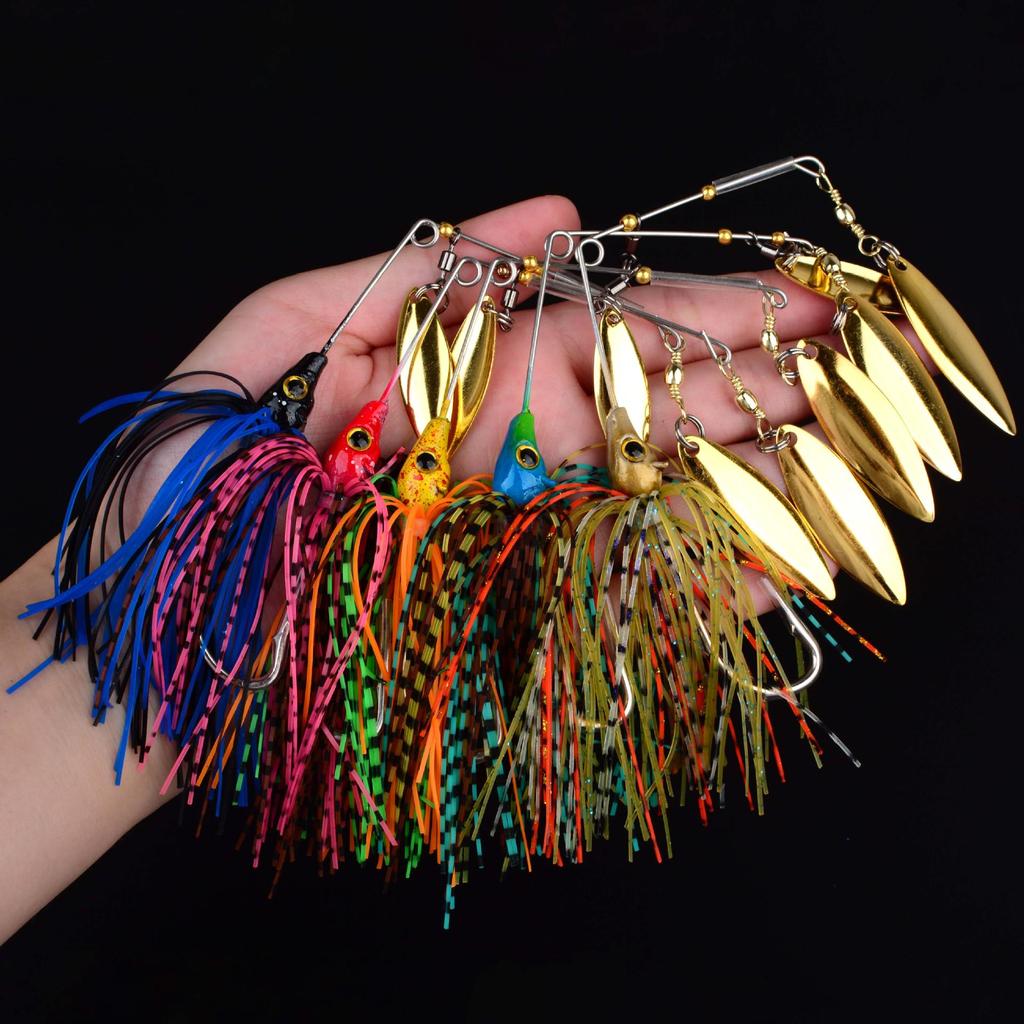 New 15.5g Spinner Blade Fishing Lure - Fake Fish Composite Spinner