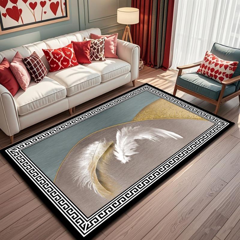 New Chinese Elegant Living Room Rug Luxurious Non-Slip Sofa Mat Bedroom Full Coverage Carpet Traditional Home Decor Floor Mat