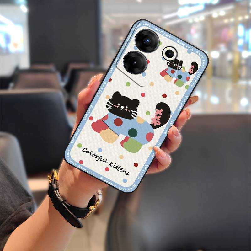 TPU Shockproof Phone Case For Tecno Camon20 Pro 5G/CK8n Silicone Fashion Design Dirt-resistant Anti-knock Graffiti Cute