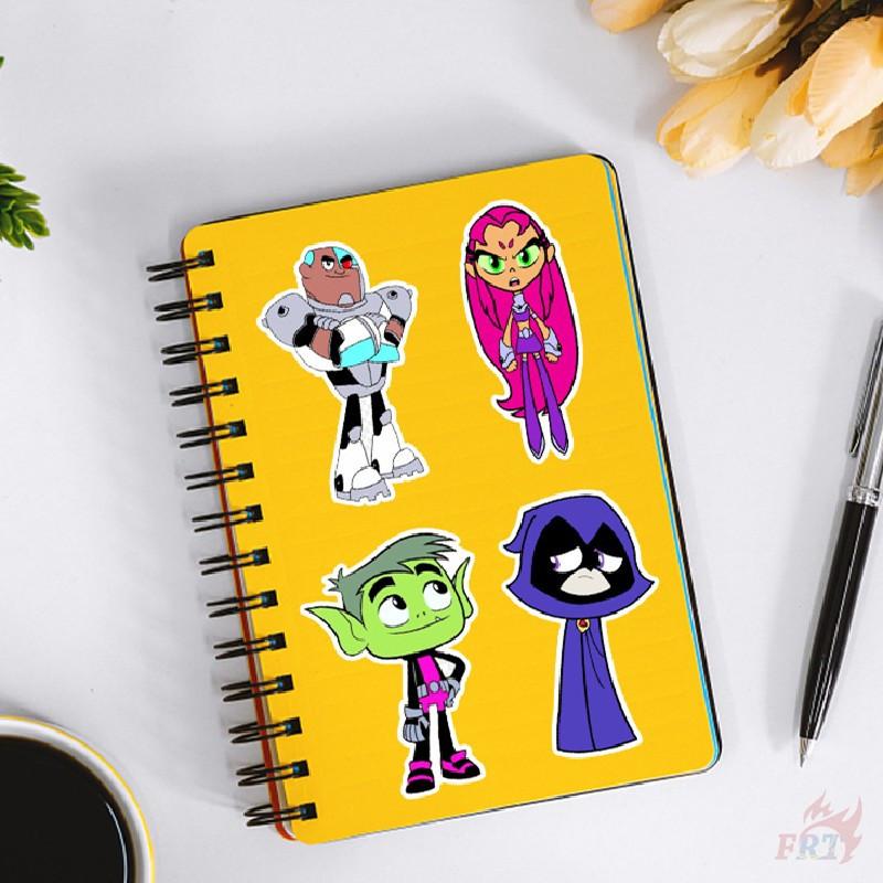 50Pcs/Set Teen Titans Go Stickers DIY Fashion Waterproof Doodle Decals Stickers