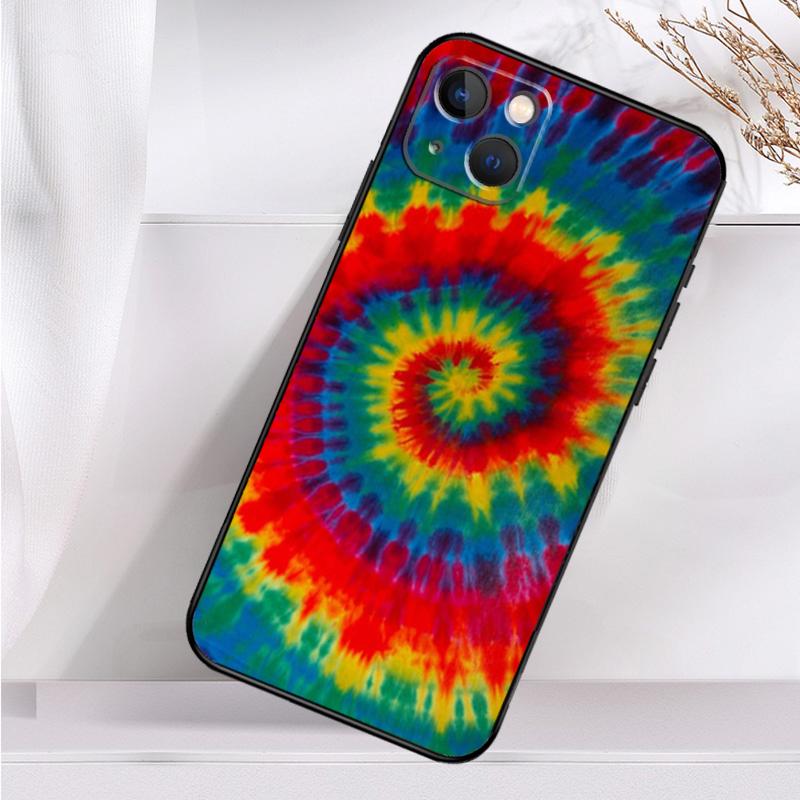 Trippy Batik Hippie Kunst Stoßfeste Hülle Für iPhone 17 16 Pro Max 11 14 15 Plus 12 13 Mini 16e 17 Air Handyhülle