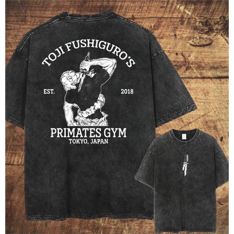 Custom Anime Wash Short-Sleeve Tee 2024