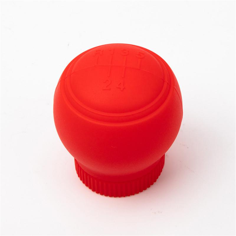 Universal Perforated Breathable Cowhide Gear Cover For Automotive Products Carbon Fiber Patterned Leather Gear Cover