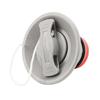 2PCS 8 Teeth Cover Boat Air Valve with Cover Rope Rubber Dinghy Valve  For Boat Enthusiasts