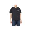 Calvin Klein Letter Logo Regular Fit Casual Crew Neck Short Sleeve T-Shirt Unisex Tops Black 4RAB213-UB1