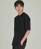 Liua [Signature Cotton] Semi-Overfit Short Sleeve T-Shirt (Black)