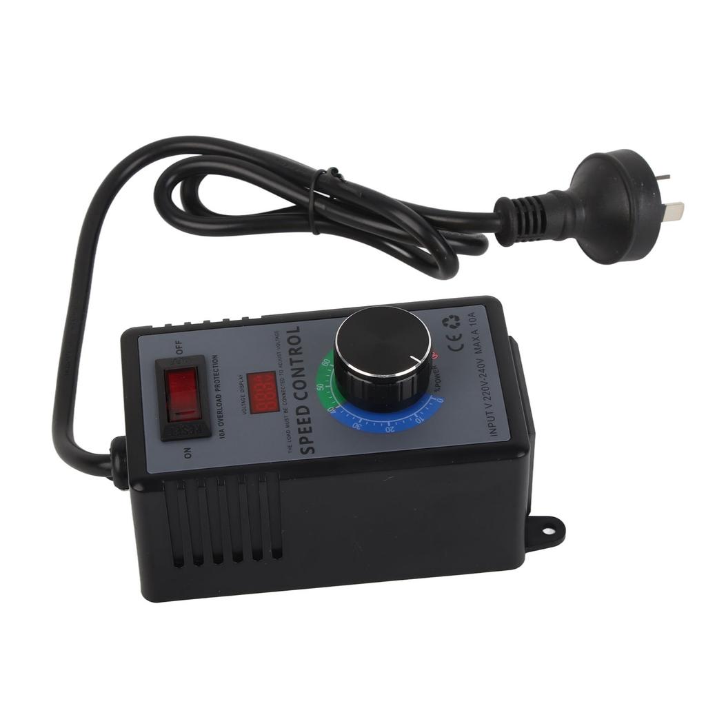 Motor Speed Controller 0? Output Variable Fan Speed Regulator with Overload Protection