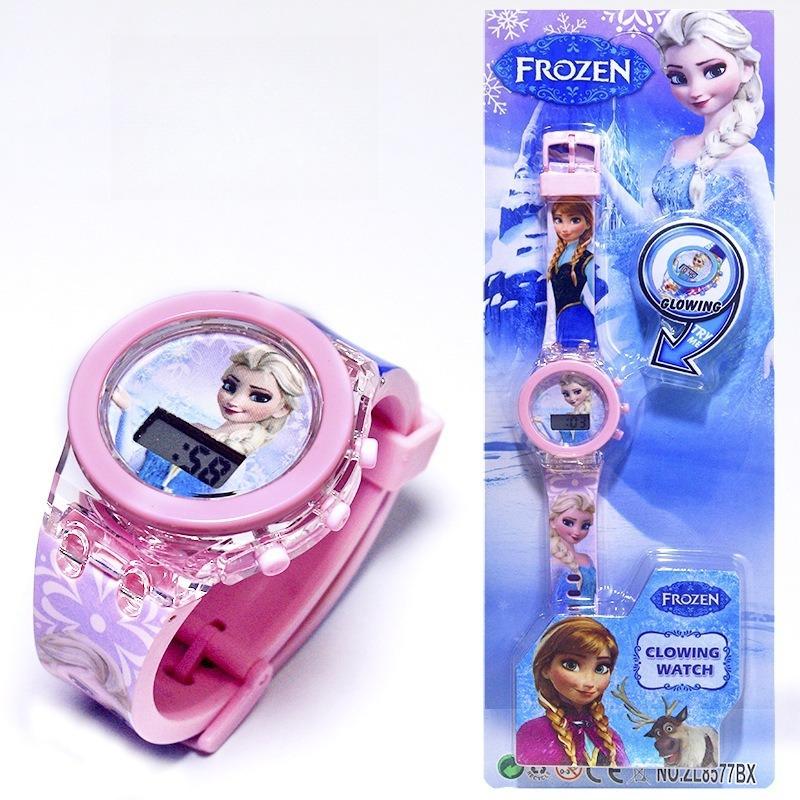 Disney Kids' Mini Watch – Stylish Cartoon Princess Elsa Edition